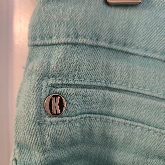 Kut From The Kloth Mid Rise Size 8 Light Green Jeans - Picture 2 of 16